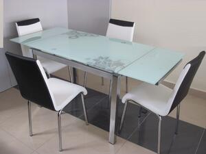 Najlacnejsinabytok GD017 jedálenský stôl rozkladací, biely