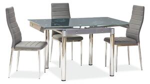 Najlacnejsinabytok GD082 jedálenský stôl rozkladací, šedý