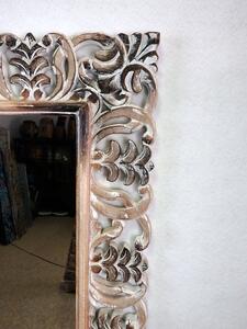 Zrkadlo DREAM hnedá mix, exotické drevo, ručná práca