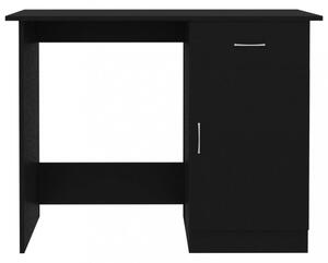 Písací stôl so skrinkou 100x50 cm čierna Dekorhome - POSLEDNÝ 2 KUSY