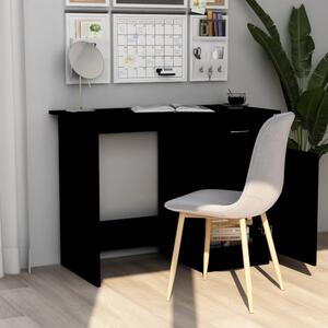 Písací stôl so skrinkou 100x50 cm čierna Dekorhome - POSLEDNÝ 2 KUSY