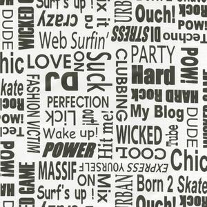 Samolepiace tapety text 45 cm x 2 m GEKKOFIX 11929 Samolepiace tapety