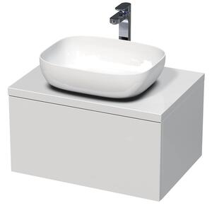 Kúpeľňová skrinka pod umývadlo Naturel Ratio 70x36x50 cm biela lesk ND701Z36PU.9016G