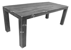 KOLINS Jedálenský stôl 180x90 cm, akácia