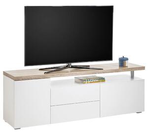 KOMODA 'LOWBOARD', biela, dub sonoma, 160/55/38 cm Xora - TV nábytok