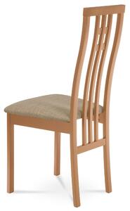 Jedálenská stolička AMANDA buk/béžová