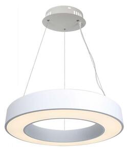Biele závesné LED svietidlo guľaté 60cm 50W stmievateľné – LED lustre a svietidlá > LED lustre