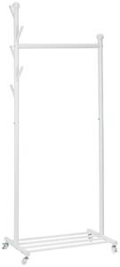 POJAZDNÝ STOJAN NA ODEVY, 68/170/43 cm PBJ - Predsieňové programy, Online Only