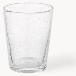 Ručne fúkané poháre na vodu Bubble, 4 ks