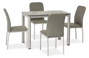 Najlacnejsinabytok DAMAR jedálenský stôl 80x60 cm, šedý