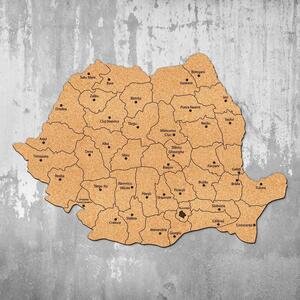 DUBLEZ | Korková mapa okresov Rumunska