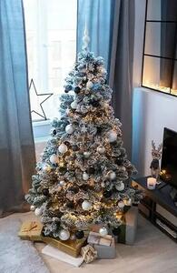 German Vianočný stromček Imperial / borovica / 180 cm / PVC / zasnežený