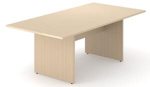 NARBUTAS - Rokovací stôl OPTIMA obdĺžnikový s doskovou podnožou 200x100x72 cm