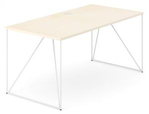 NARBUTAS - Pracovný stôl AIR s káblovým priechodom 160x80