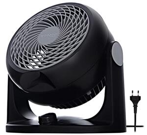 Stolný ventilátor Woozoo PCF-HD18N / 6 polôh / 3 rýchlosti / 34 W / čierny