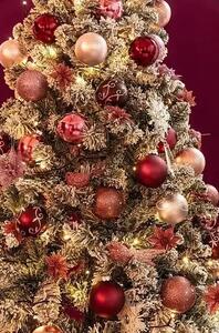 German Vianočný stromček Imperial / borovica / 180 cm / PVC / zasnežený