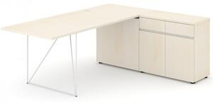 NARBUTAS - Pracovný stôl AIR so skrinkou (P) 200x160