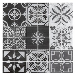 Sklenená mozaika Premium Mosaic černobílá 30x30 cm lesk PATCHWORK300