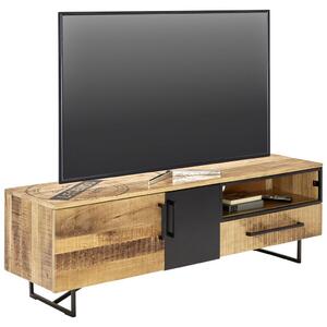 TV DIEL, mangové drevo, prírodné farby, čierna, 145/45/40 cm Ambia Home - TV nábytok