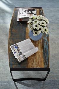 INDUSTRY Konferenčný stolík - viacfarebný 120x60 cm, staré drevo