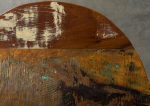 INDUSTRY Taburetka drevená 40x40 cm, staré drevo