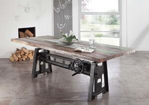 INDUSTRY Jedálenský stôl 220x100 cm, staré drevo
