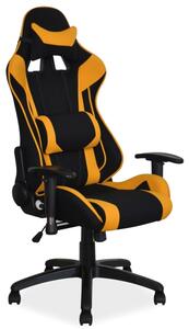 Kancelárska stolička VIPER čierna/ žltá