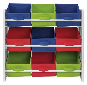 Livarno home Regál do detskej izby (zelený/červený/modrý) (100365617)