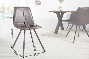 Dizajnová stolička Holland hnedá