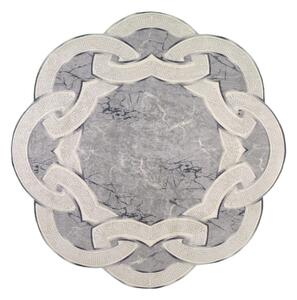 Sivý okrúhly koberec ø 80 cm - Vitaus