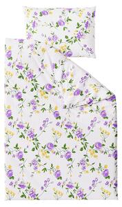 Krepové obliečky SPRING GARDEN fialové Rozmer obliečky: 70 x 90 cm | 140 x 200 cm
