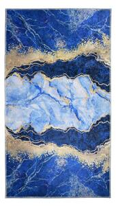 Modrý/v zlatej farbe koberec 80x50 cm - Vitaus
