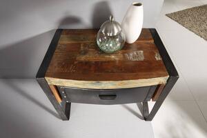 INDUSTRY Nočný stolík 50x40 cm, staré drevo