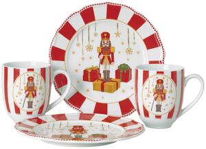 RAŇAJKOVÁ SÚPRAVA Christmas Love Red 4-dielne Hutschenreuther - Jedálenské sety, Online Only
