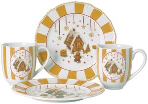 RAŇAJKOVÁ SÚPRAVA Christmas Love Beige 4-dielne Hutschenreuther - Jedálenské sety, Online Only