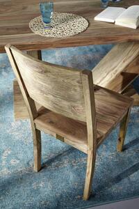 NATURAL Jedálenská stolička drevená, palisander