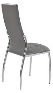Set štyroch stoličiek K209, Farba:: eko-koža šedá Mirjan24 5903211294600