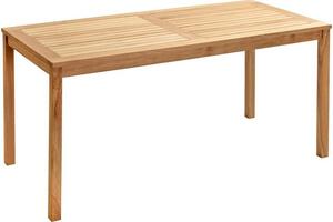 Záhradný stôl z tíkového dreva Rosenborg, 165 x 80 cm