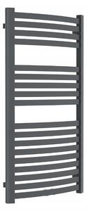 Invena, kúpeľňový rebríkový radiátor 540x1000 mm 446W, grafitová, UG-02-100-A