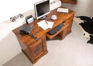 CAMBRIDGE HONEY Písací stôl 158x54 cm, akácia