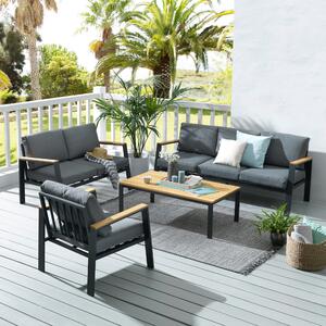 POHOVKA NA TERASU, drevo, kov, textil Ambia Garden - Lounge záhradný nábytok, Online Only