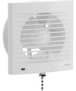 Mexen EXS 120 kúpeľňový ventilátor, spínacia šnúrka, biely - W9604-125K-00