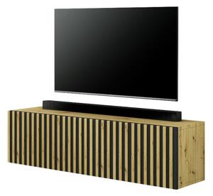 TV stolík TREND 9, dub artisan/čierna