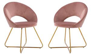 Jedálenská stolička MUZ 105, 55x82x64, ružová