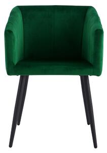 Jedálenská stolička MONK 5, 57x79x54, zelená
