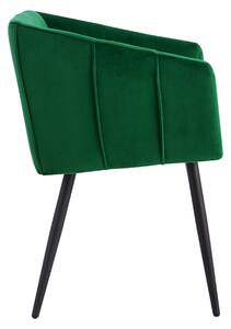 Jedálenská stolička MONK 5, 57x79x54, zelená