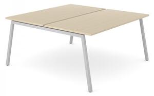 NARBUTAS - Dvojmiestny pracovný stôl NOVA A 120x144 cm