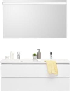 KÚPEĽŇA, biela, 120 cm Novel - Kúpeľňové zostavy