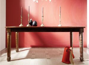 COLORES Jedálenský stôl 120x80 cm, staré drevo