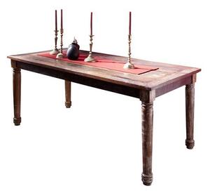 COLORES Jedálenský stôl 120x80 cm, staré drevo